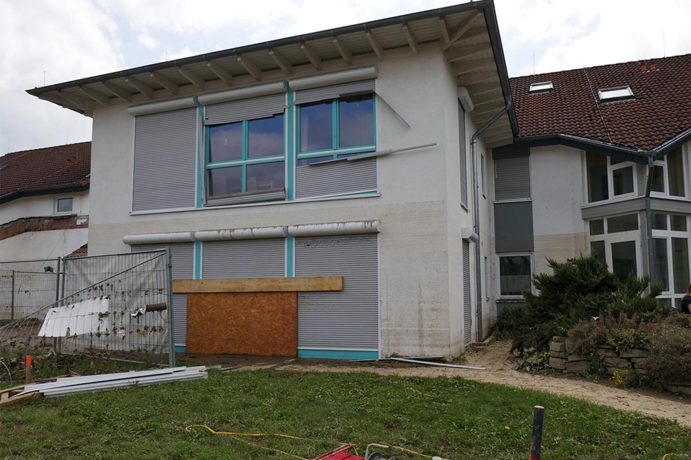 Das Lebenshilfe-Haus in Sinzig wurde vom Hochwasser stark beschädigt und ist nicht mehr bewohnbar.