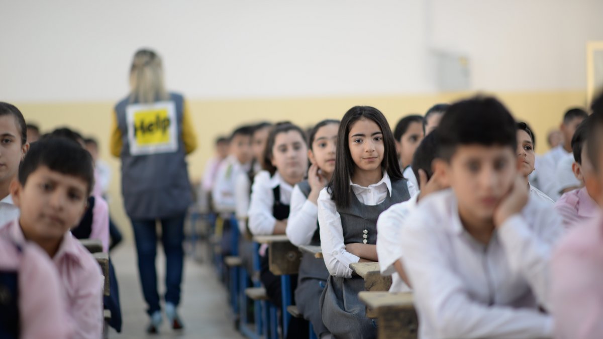 Schulklasse im Irak