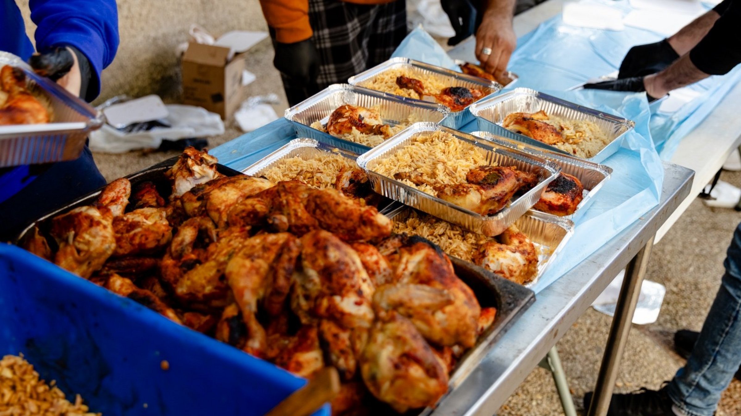 Lebensmittel für Menschen in Gaza