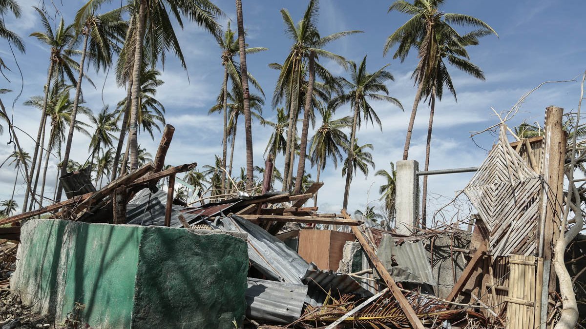 Zerstörung nach Taifun Mangkhut auf den Philippinen